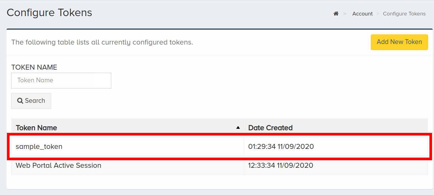 Choose Token