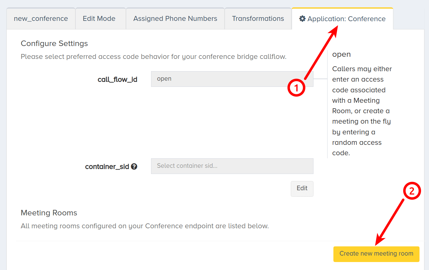 Conference Tab