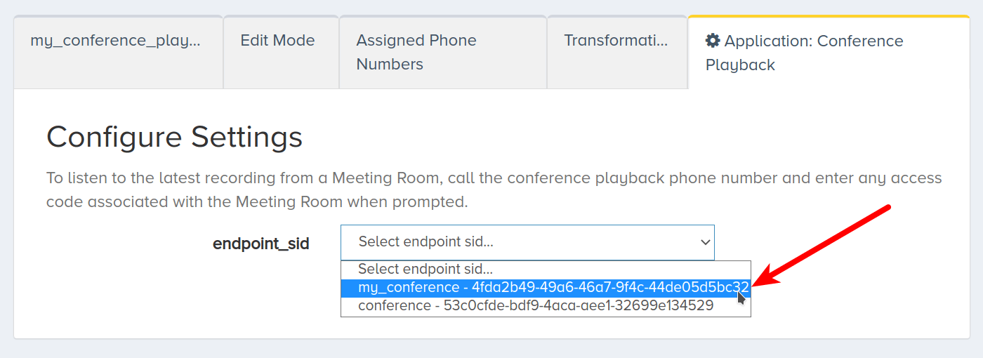 Endpoint SID