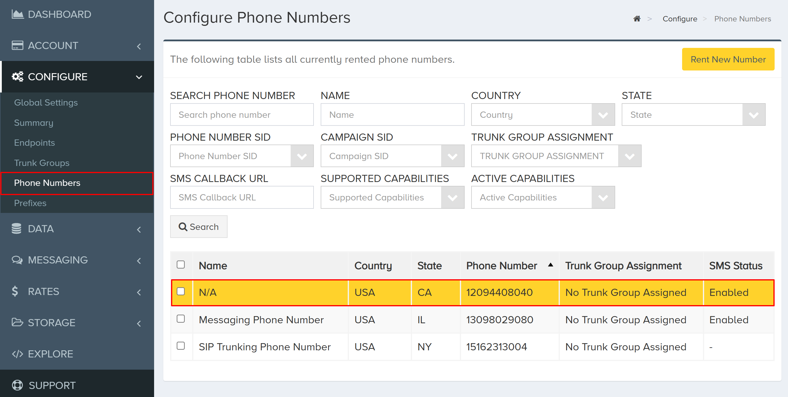 Select Number